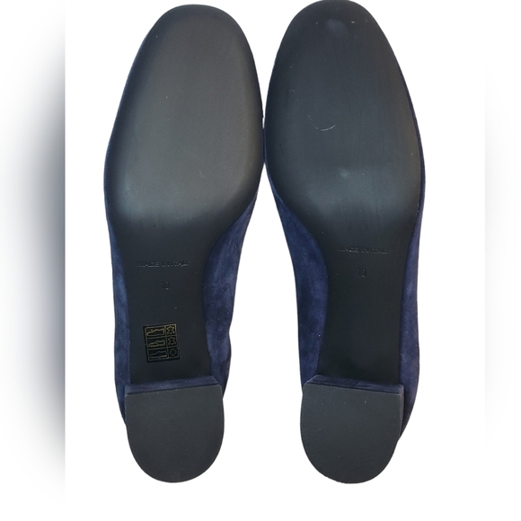 Everlane The Day Heel Women's Navy Suede Shoes SZ US 10 - Picture 9 of 15